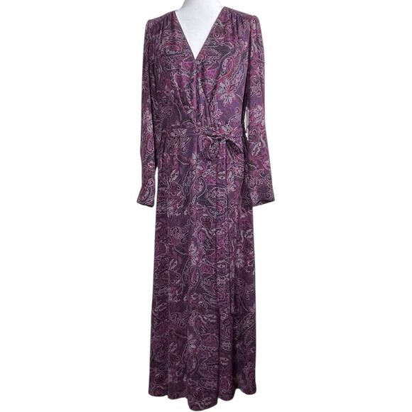 *** NWT Dress Size Large Purple Long Sleeve - Picture 1 of 4